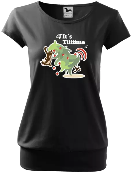 Dámské vánoční tričko It's Tíííííme