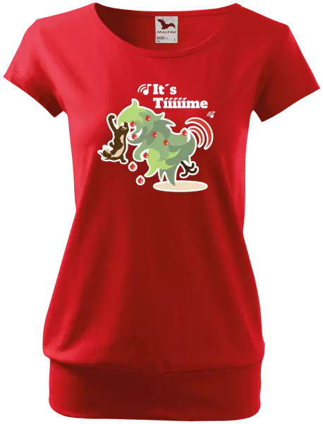 Dámské vánoční tričko It's Tíííííme