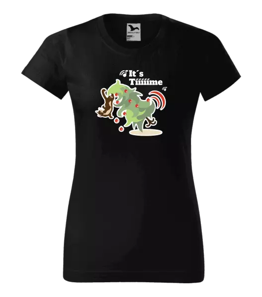 Dámské vánoční tričko It's Tíííííme