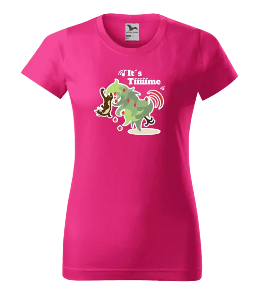 Dámské vánoční tričko It's Tíííííme