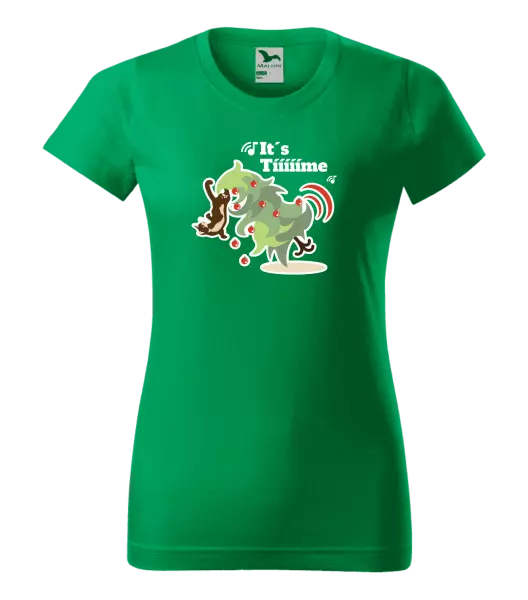 Dámské vánoční tričko It's Tíííííme