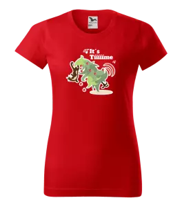 Dámské vánoční tričko It's Tíííííme
