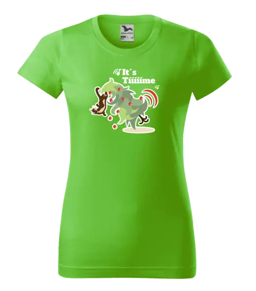 Dámské vánoční tričko It's Tíííííme
