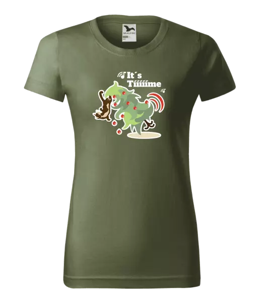 Dámské vánoční tričko It's Tíííííme