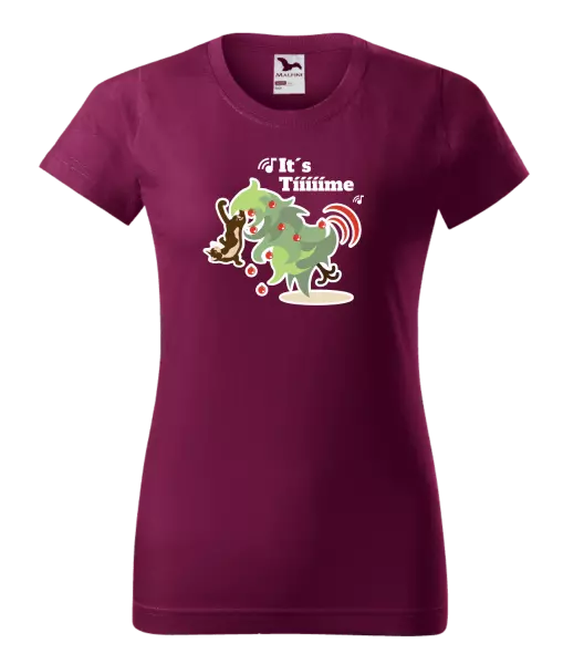 Dámské vánoční tričko It's Tíííííme