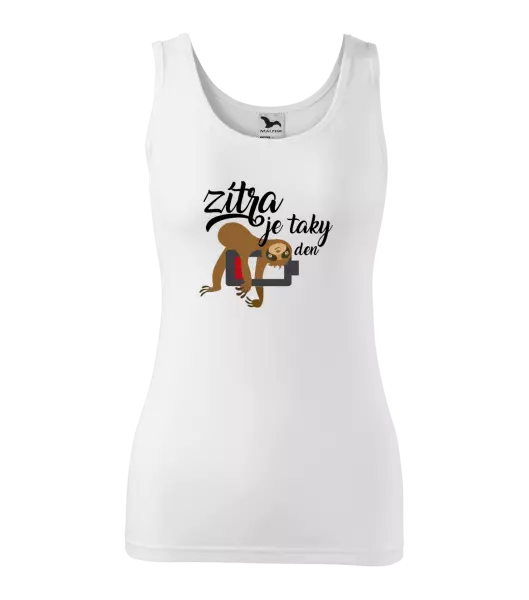 Dámské tílko Zítra je taky den
