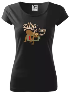 Dámské tričko Zítra je taky den