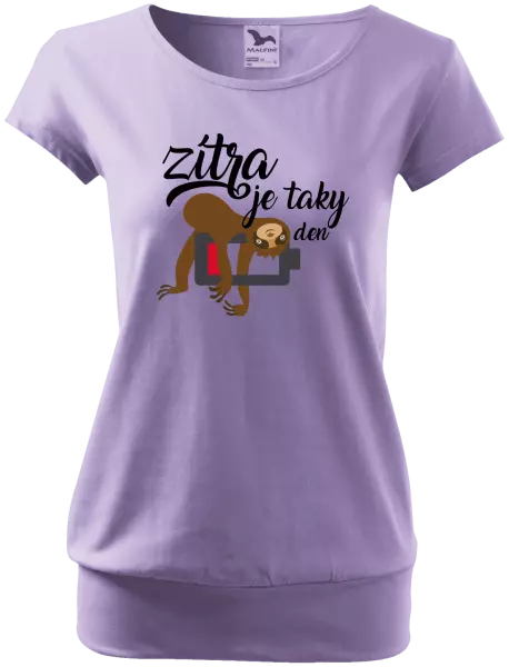 Dámské tričko Zítra je taky den