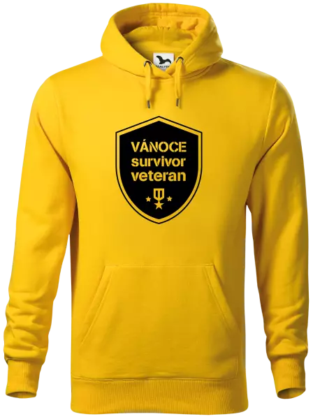 Pánská mikina Vánoce survivor veteran