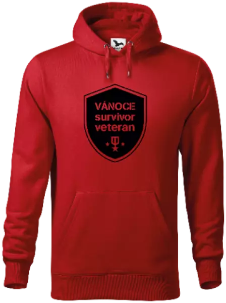 Pánská mikina Vánoce survivor veteran