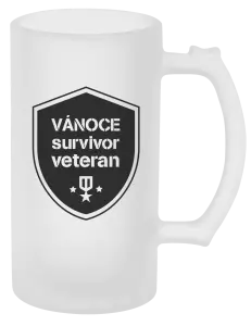 Půllitr Vánoce survivor veteran