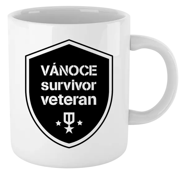 Vánoční hrnek Vánoce survivor veteran