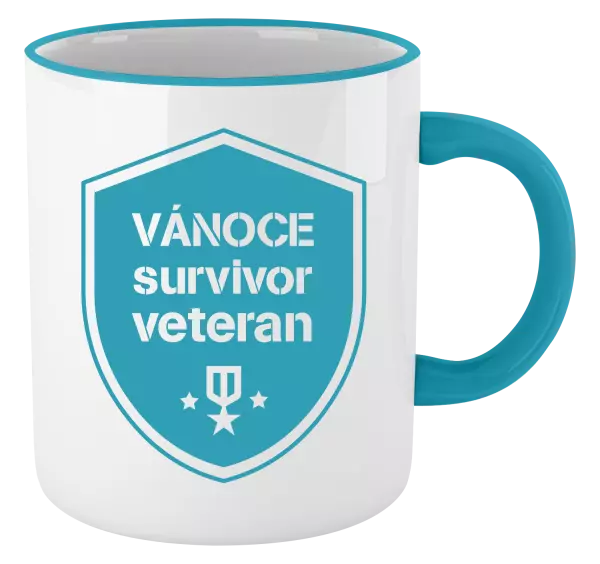 Vánoční hrnek Vánoce survivor veteran