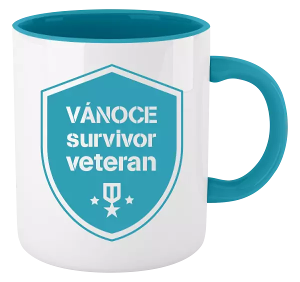 Vánoční hrnek Vánoce survivor veteran
