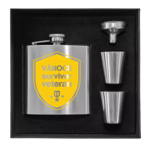 Placatka v krabičce Vánoce survivor veteran