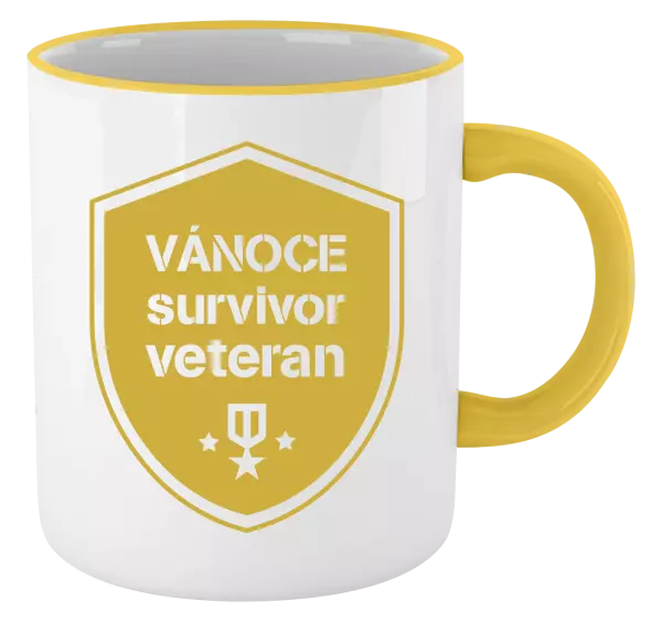 Vánoční hrnek Vánoce survivor veteran