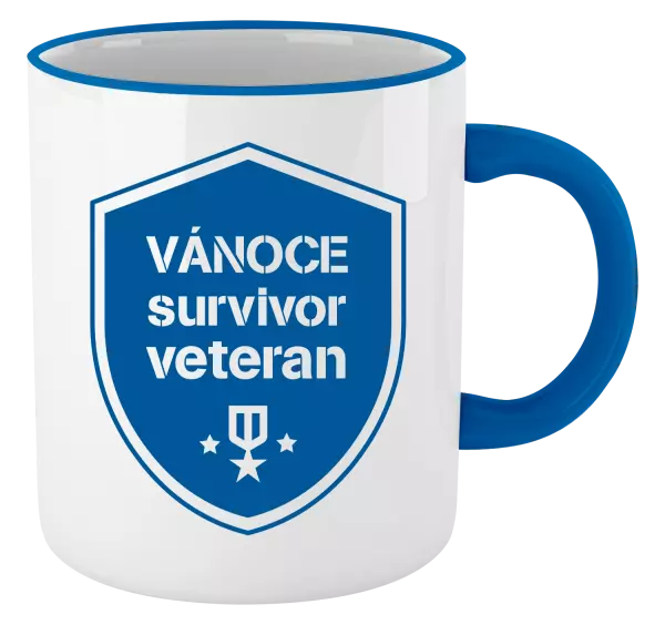 Vánoční hrnek Vánoce survivor veteran
