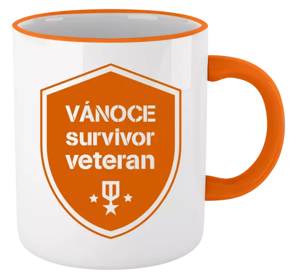 Vánoční hrnek Vánoce survivor veteran