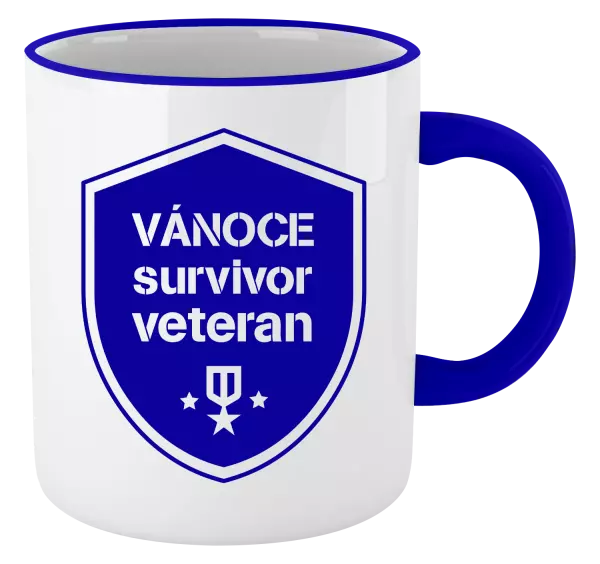 Vánoční hrnek Vánoce survivor veteran