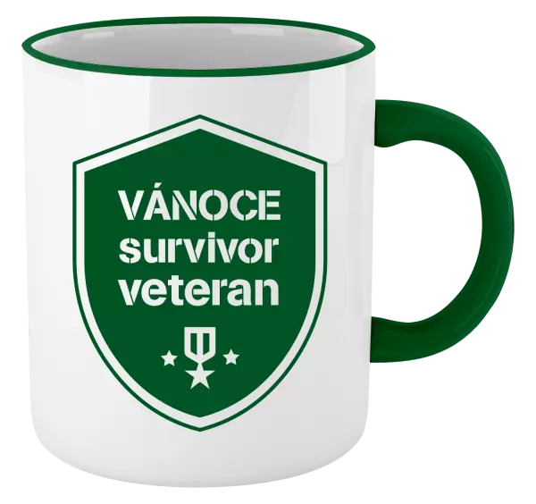 Vánoční hrnek Vánoce survivor veteran