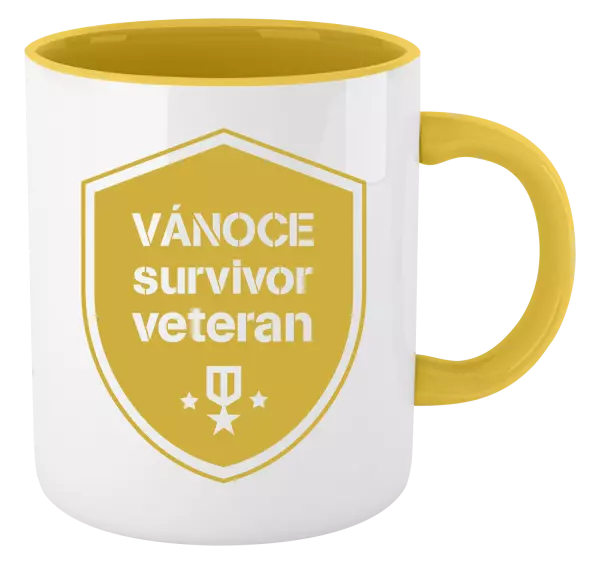 Vánoční hrnek Vánoce survivor veteran