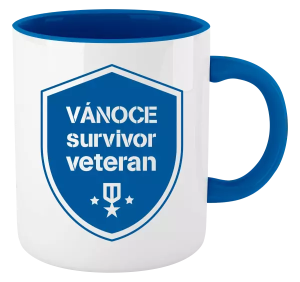 Vánoční hrnek Vánoce survivor veteran