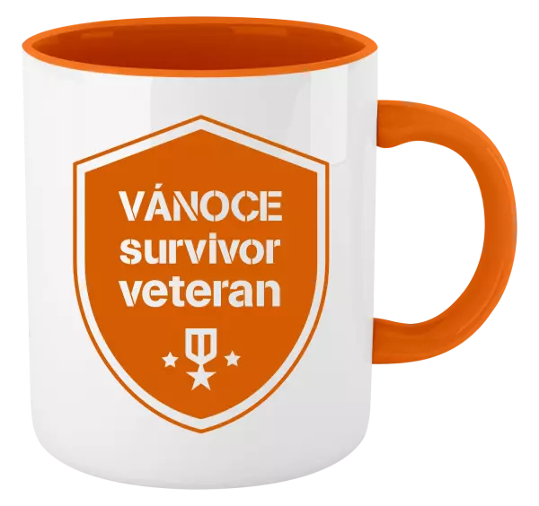 Vánoční hrnek Vánoce survivor veteran