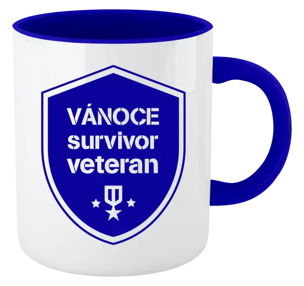 Vánoční hrnek Vánoce survivor veteran