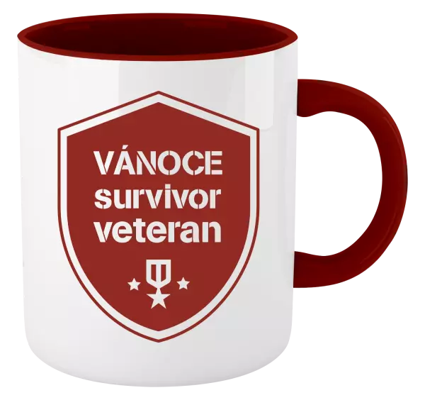 Vánoční hrnek Vánoce survivor veteran