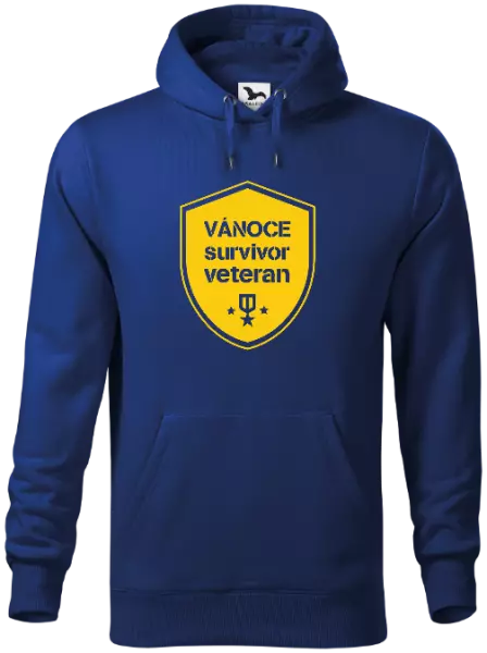 Pánská mikina Vánoce survivor veteran