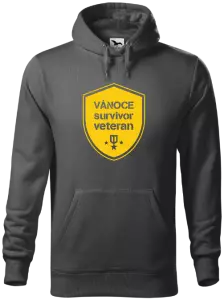 Pánská mikina Vánoce survivor veteran