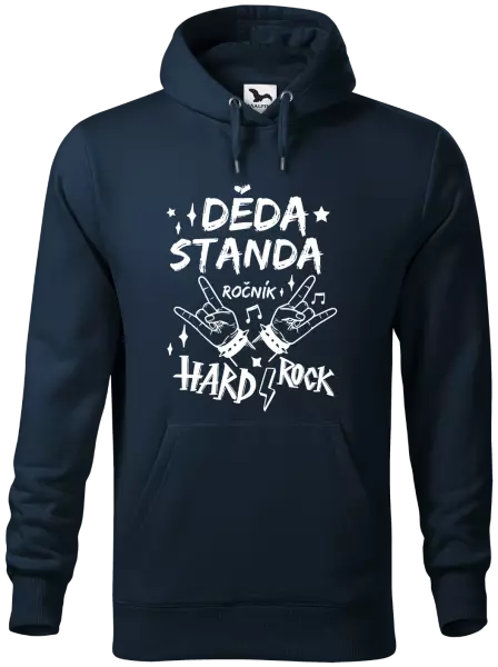Pánská mikina Děda, ročník HARD ROCK
