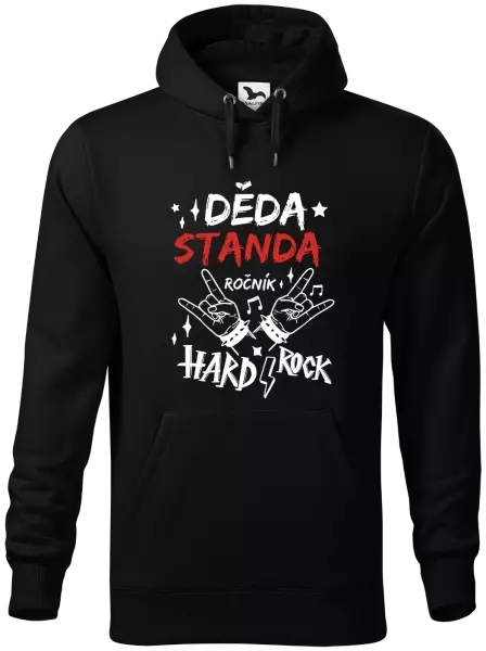 Pánská mikina Děda, ročník HARD ROCK