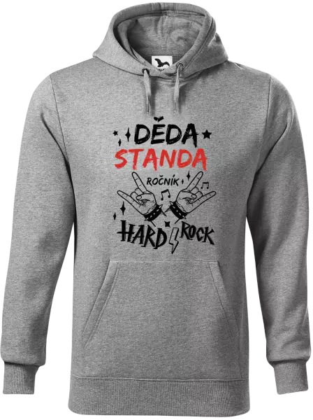 Pánská mikina Děda, ročník HARD ROCK