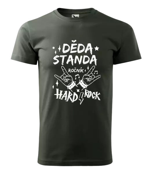 Pánské tričko Děda, ročník HARD ROCK