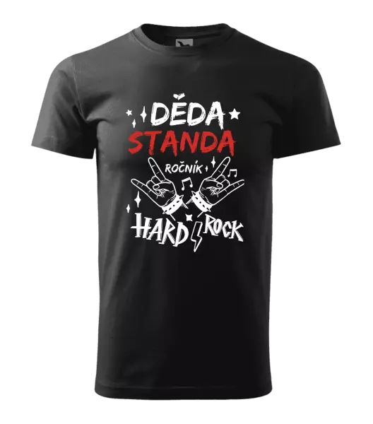 Pánské tričko Děda, ročník HARD ROCK