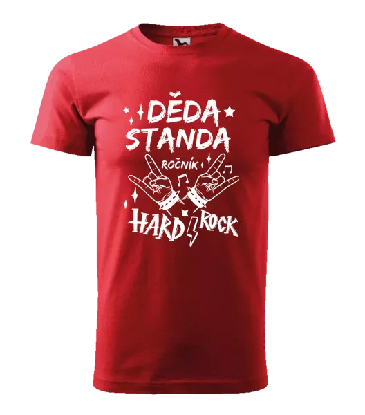 Pánské tričko Děda, ročník HARD ROCK