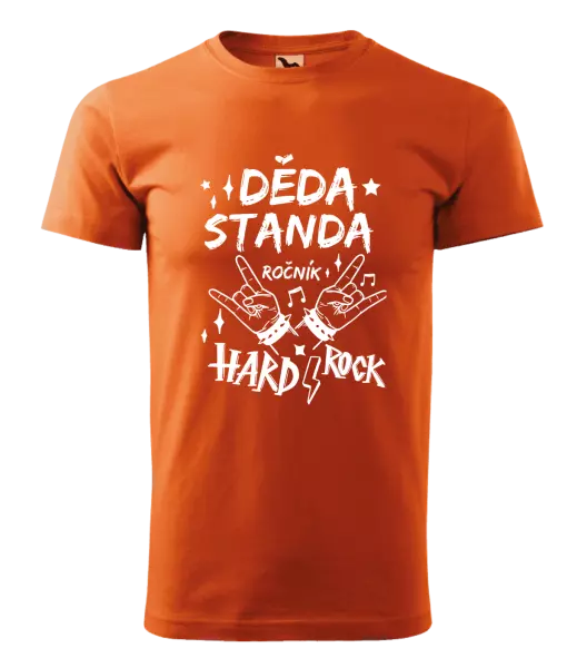 Pánské tričko Děda, ročník HARD ROCK