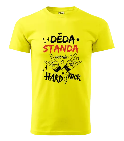Pánské tričko Děda, ročník HARD ROCK