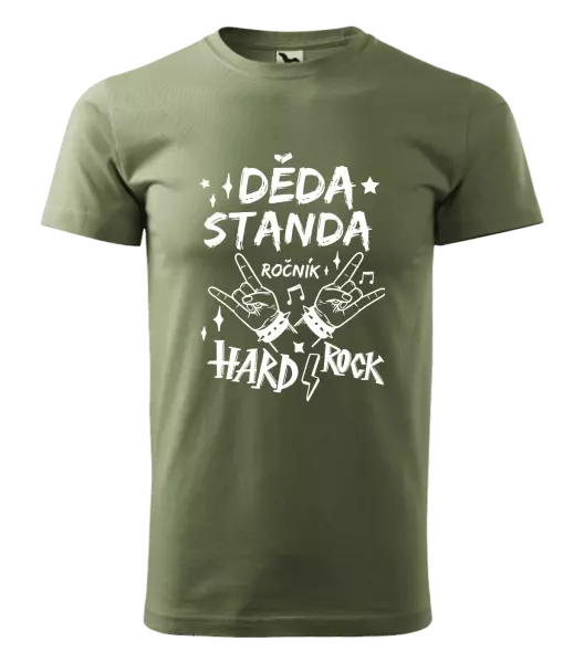 Pánské tričko Děda, ročník HARD ROCK