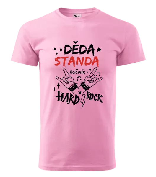 Pánské tričko Děda, ročník HARD ROCK
