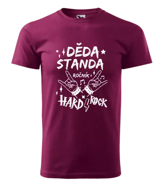 Pánské tričko Děda, ročník HARD ROCK
