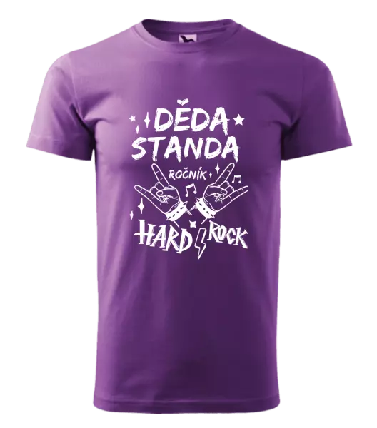Pánské tričko Děda, ročník HARD ROCK