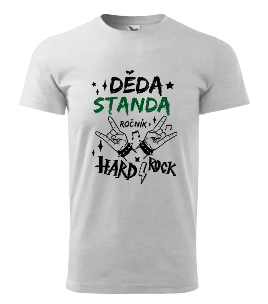 Pánské tričko Děda, ročník HARD ROCK