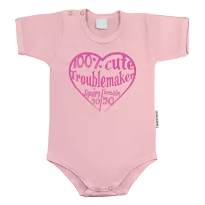 Dětské body 100% cute troublemaker - 50/50 spím/brečím