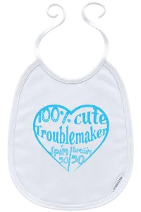 Dětský bryndák 100% cute troublemaker - 50/50 spím/brečím