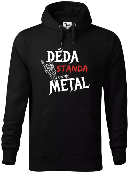 Pánská mikina Děda, ročník METAL