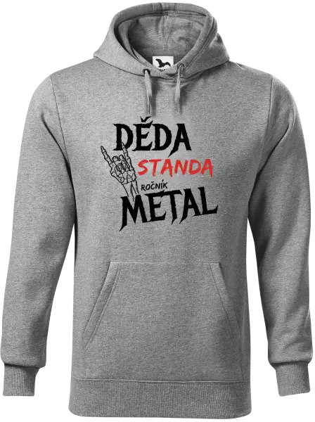 Pánská mikina Děda, ročník METAL