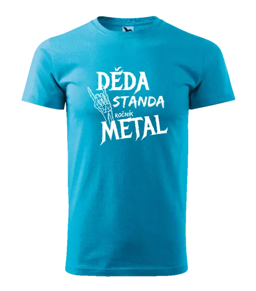 Pánské tričko Děda, ročník METAL