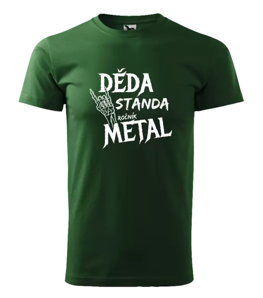 Pánské tričko Děda, ročník METAL